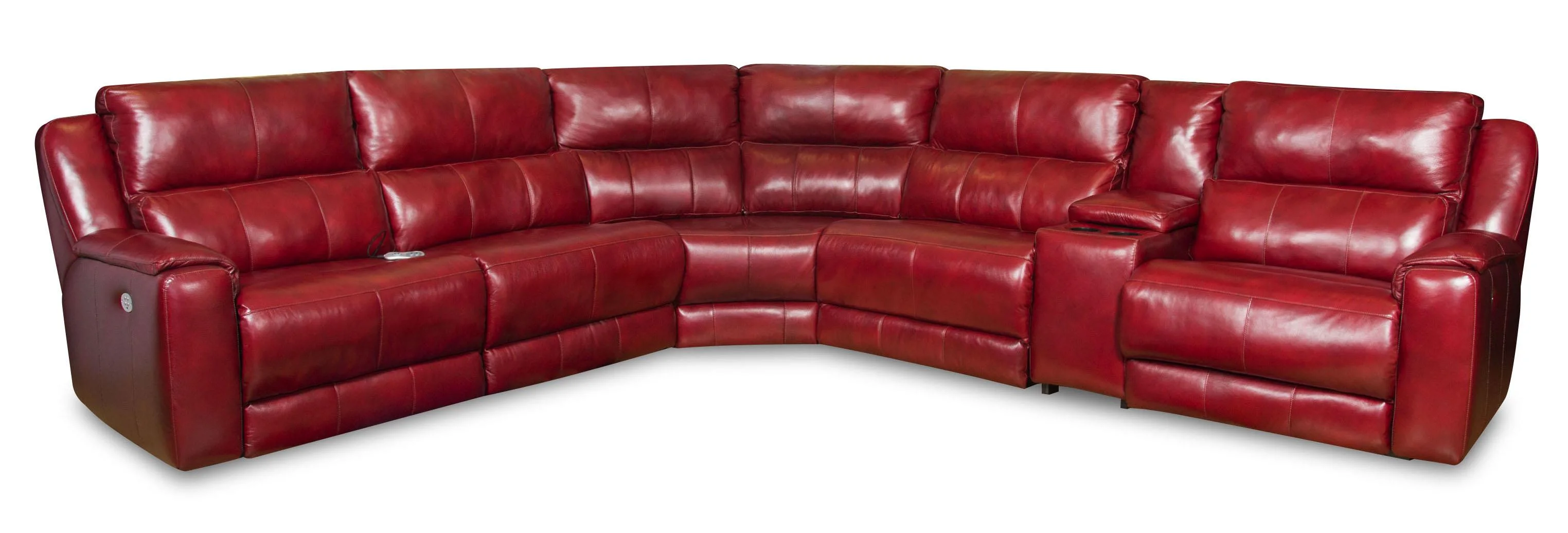 Southern Motion Dazzle 000000679560 Sectional Sofa with 5 Seats and Cup